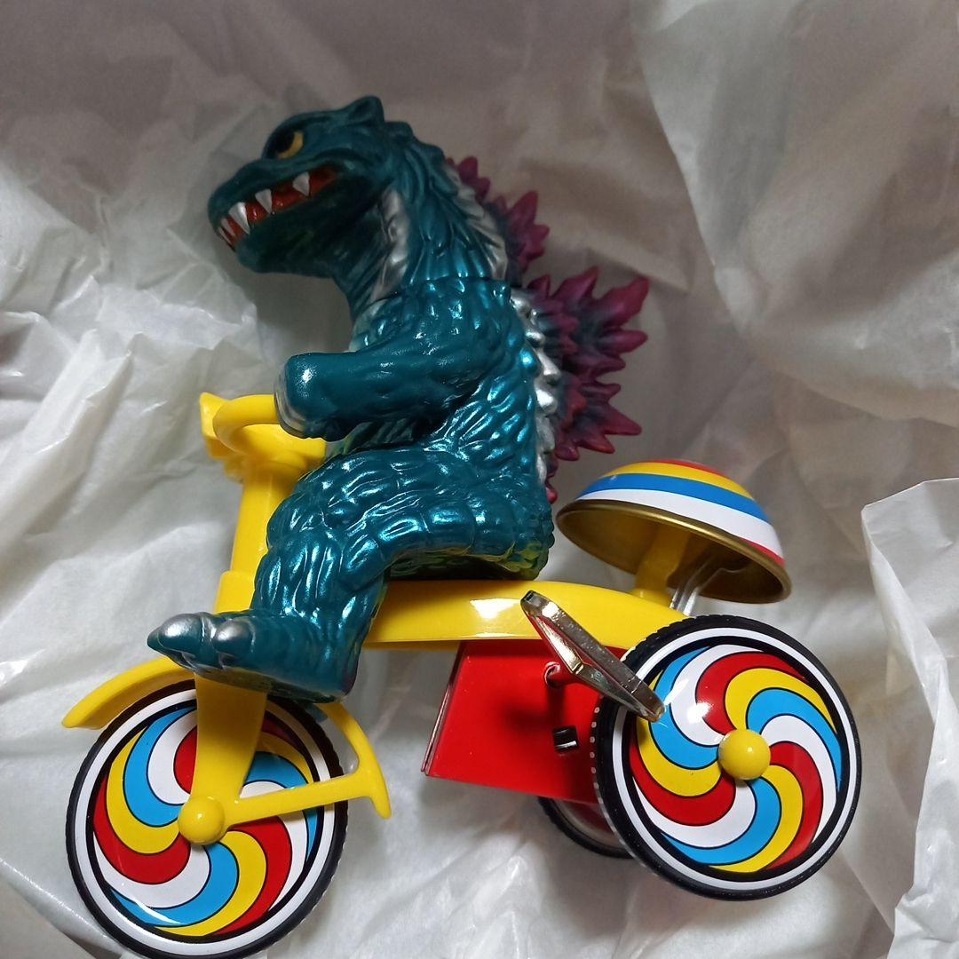 ゴジラ三輪車 ゴジラ M1号 ソフビ 怪獣 昭和レトロ メカゴジラ - メルカリ