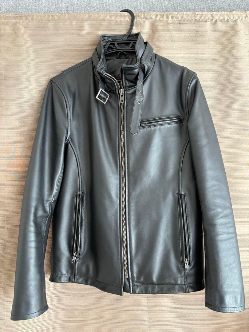 ジョンケイさん専用ホースハイド本革シングルライダースジャケットの
