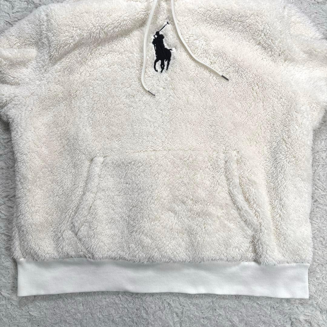 ✨美品・XL✨ラルフローレン　ボアパーカー　プルオーバー　ビッグポニー刺繍　現行