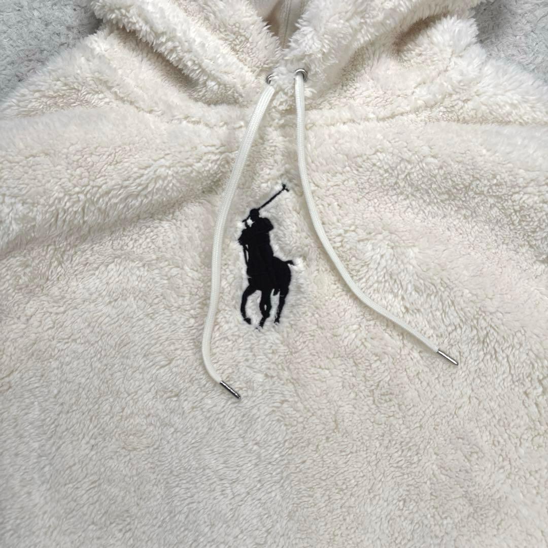✨美品・XL✨ラルフローレン　ボアパーカー　プルオーバー　ビッグポニー刺繍　現行