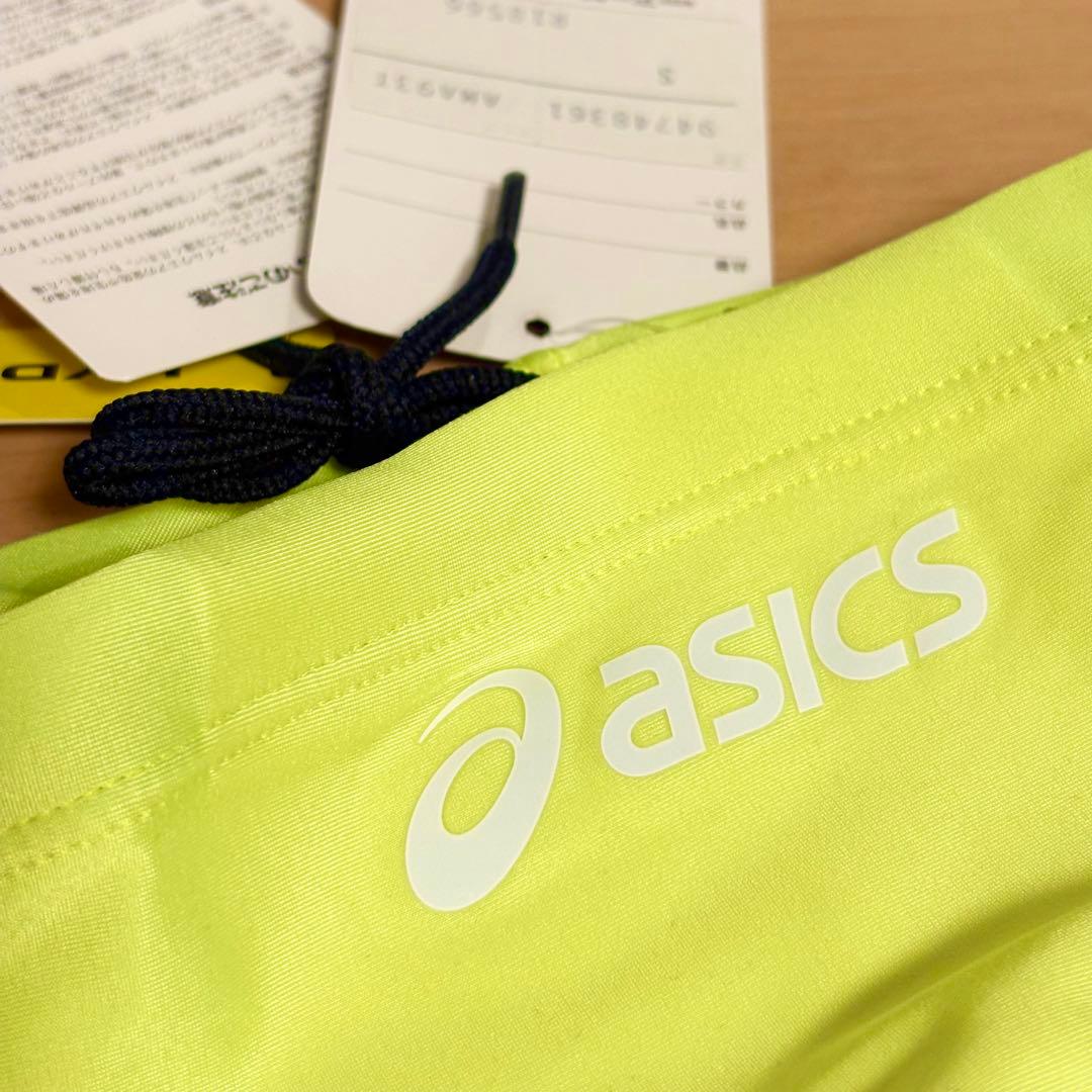 新品】asics AMA93T 競パン 蛍光黄色 ハイドロCD 競泳水着