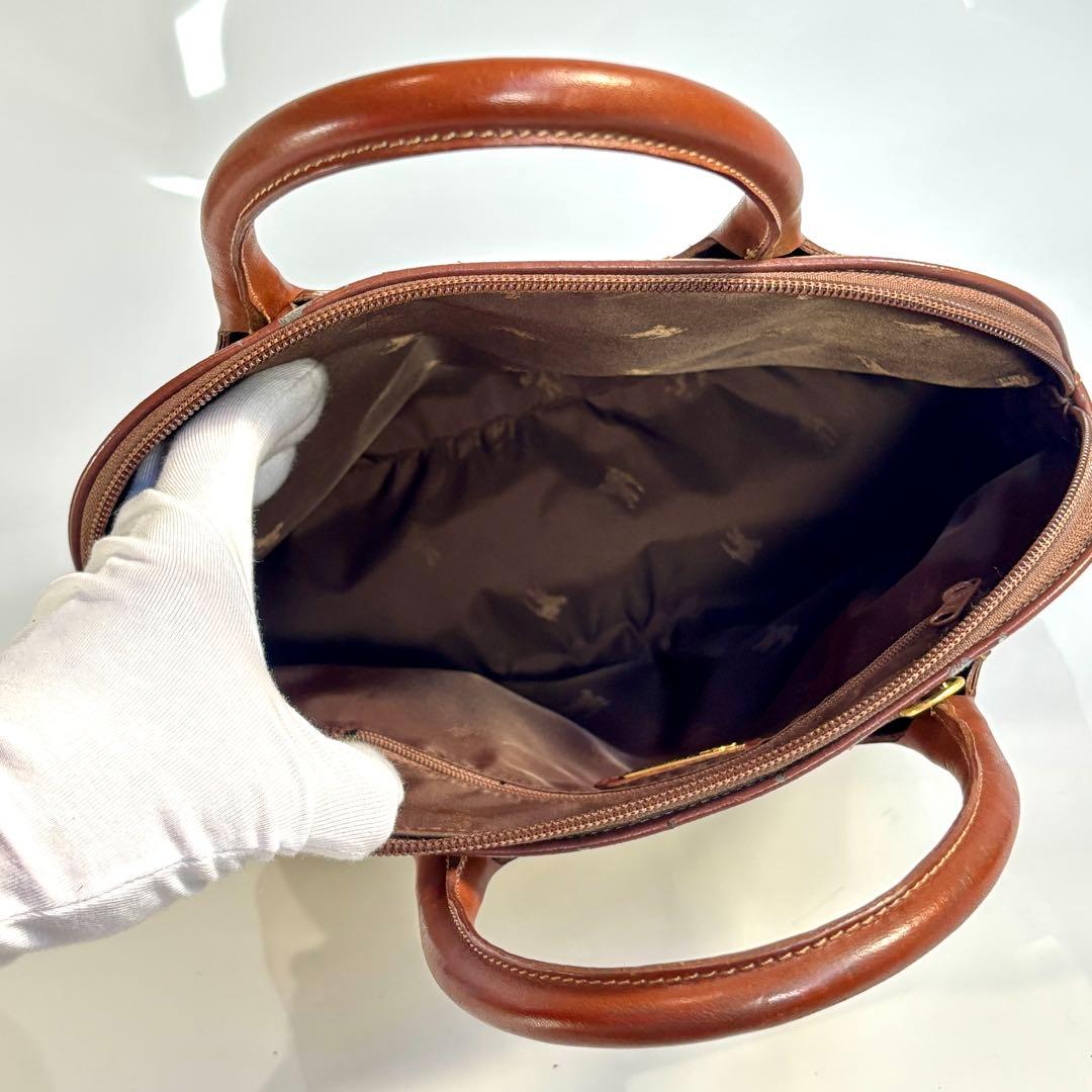 バーバリーズ ノバチェック 2WAY ハンドバッグ ショルダー PVC レザー