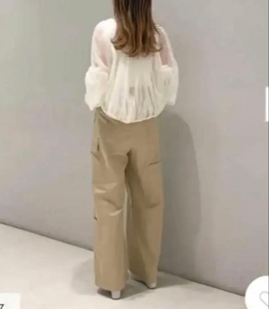 処分価格　2024グレースコンチネンタル 　アシンメトリーワークパンツ　38新品