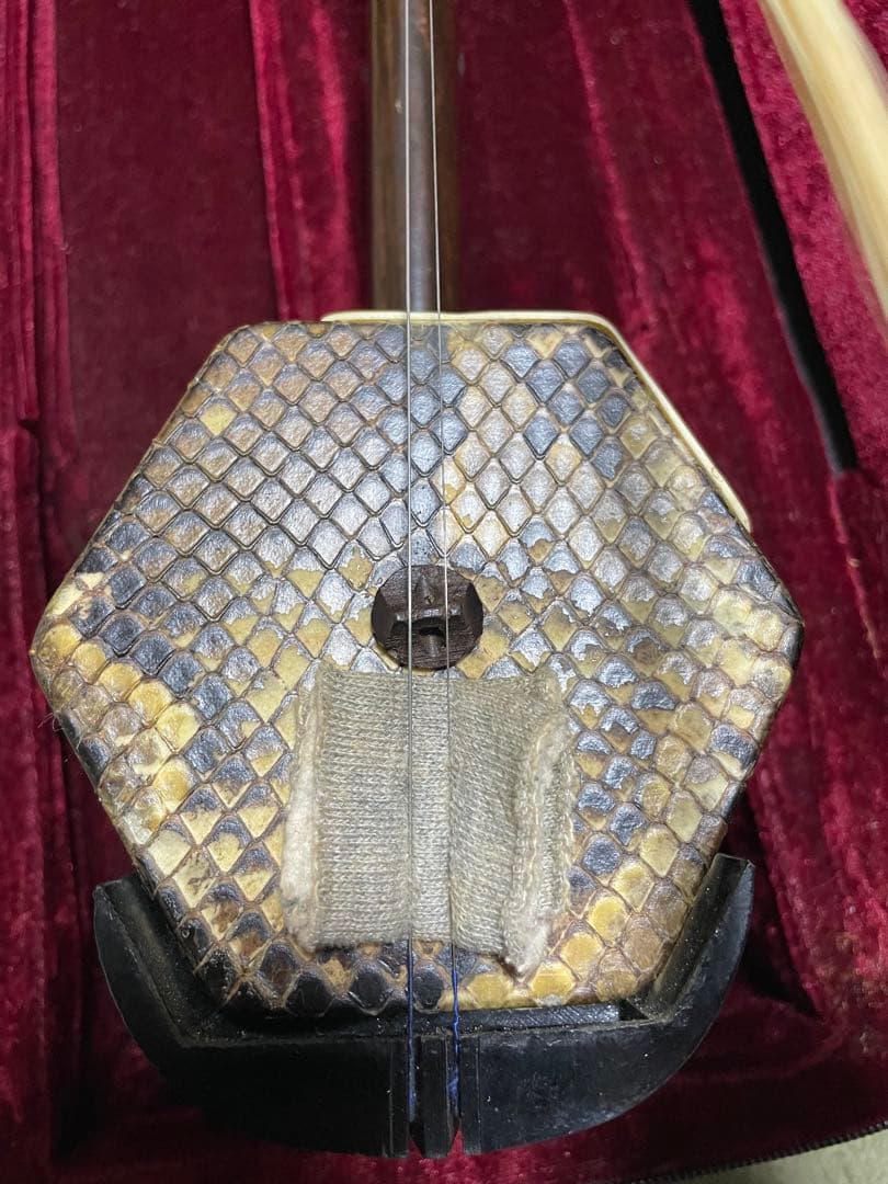 二胡 敦煌牌　付属品＆ケース付き