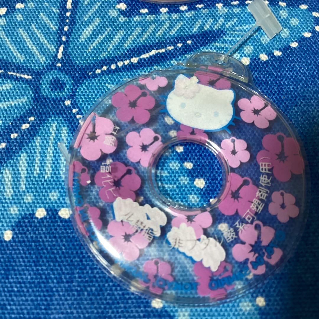 3348ハローキティハワイハイビスカスキティ浮き輪マスコット