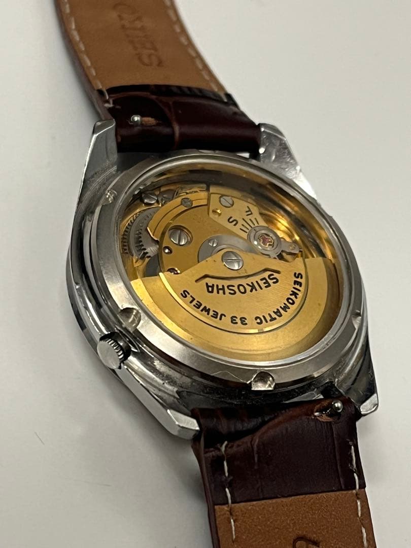 Seikomatic Weekdater SEIKO セイコーマチック　裏蓋スケ