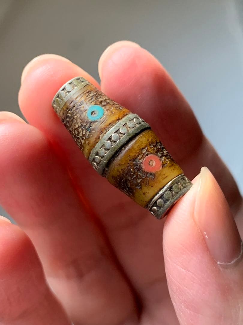 呪物　カパラ　天珠　チベット　カパーラ　頭蓋骨　念珠　クマントーン　プラクルアン 呪物 頭蓋骨 カパラ カパーラ天珠チベットチベタンクマントーン