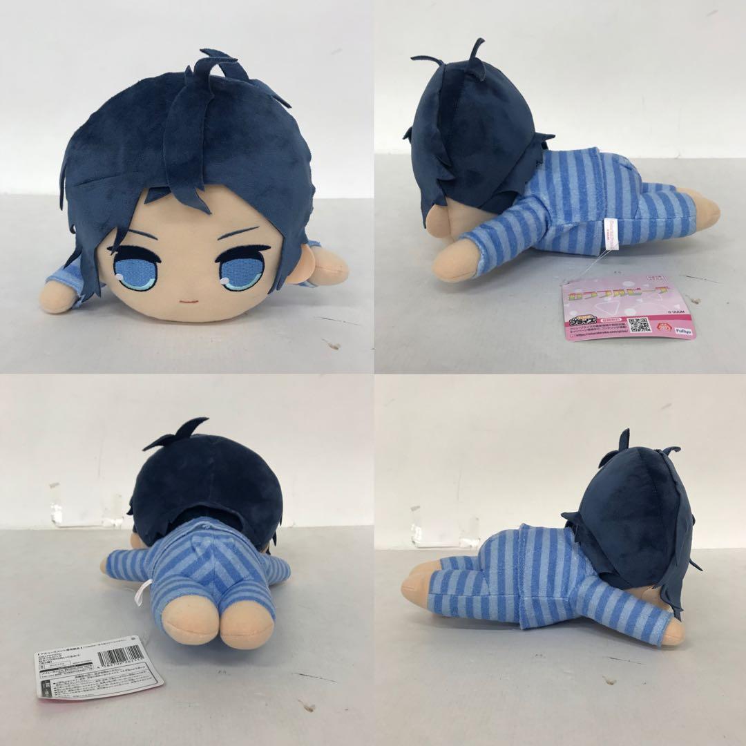 カラフルピーチ ねそべりBIGぬいぐるみ きゅるまるイラストロングクッション