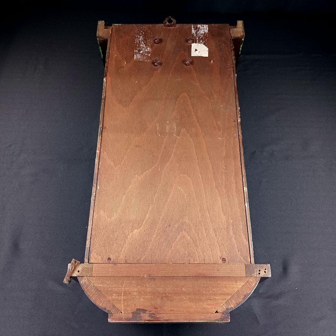 アンティーク 柱時計 壁掛け時計 振り子 ゼンマイ式