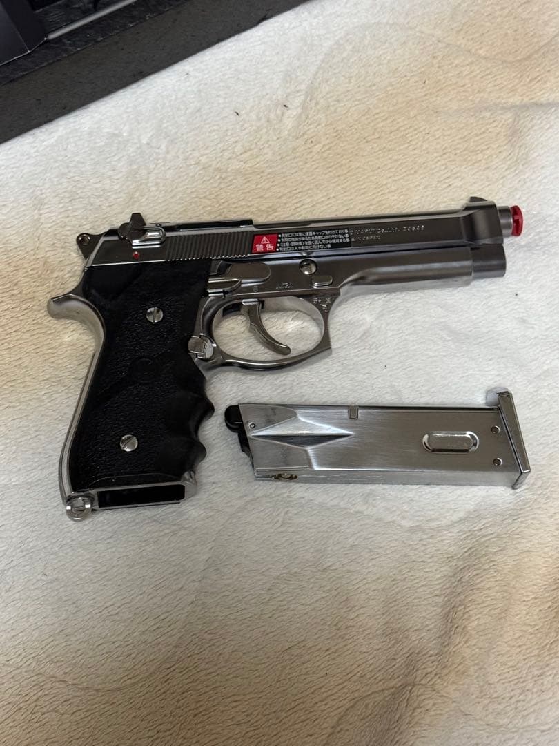 【美品】東京マルイ　M92F CHROME STAINLESS