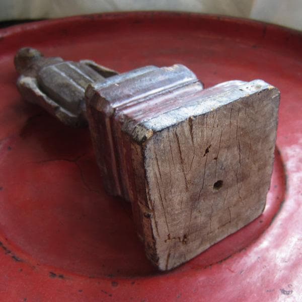 19世紀 タイの木製仏 立像 アンティーク