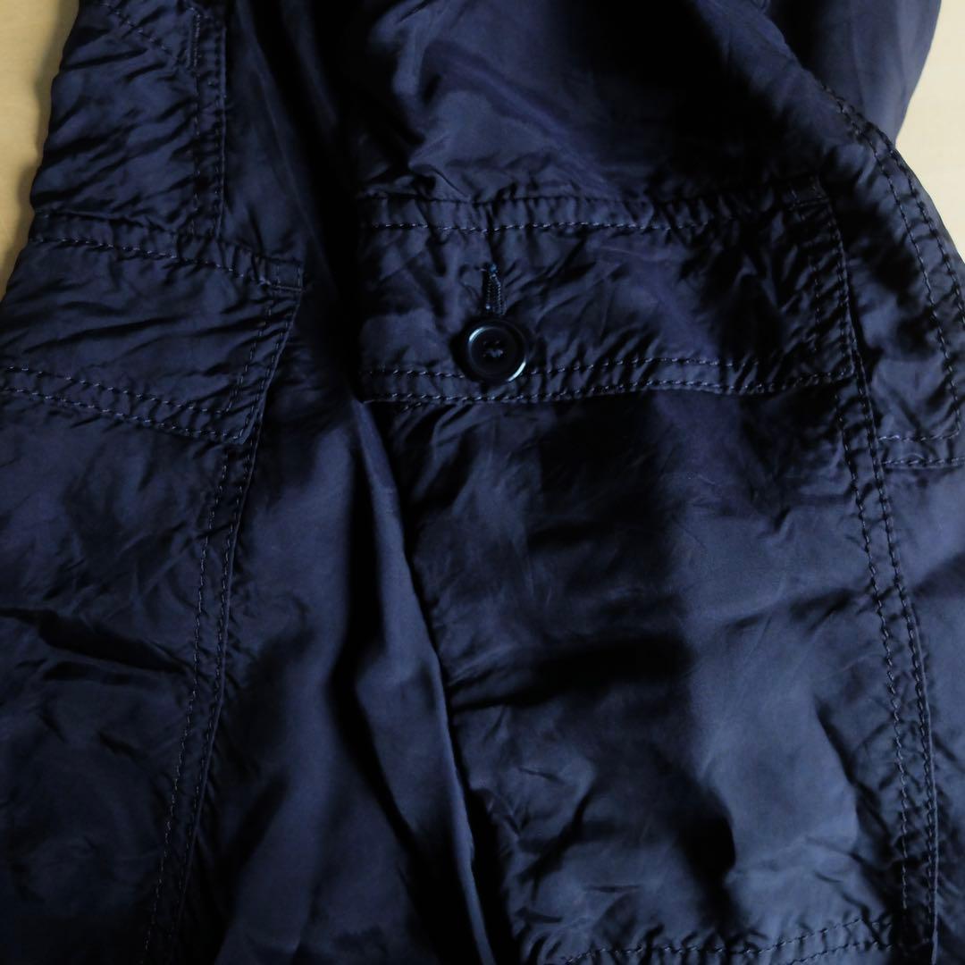 トリコ　コムデギャルソン キュプラ カーゴパンツ S 濃紺