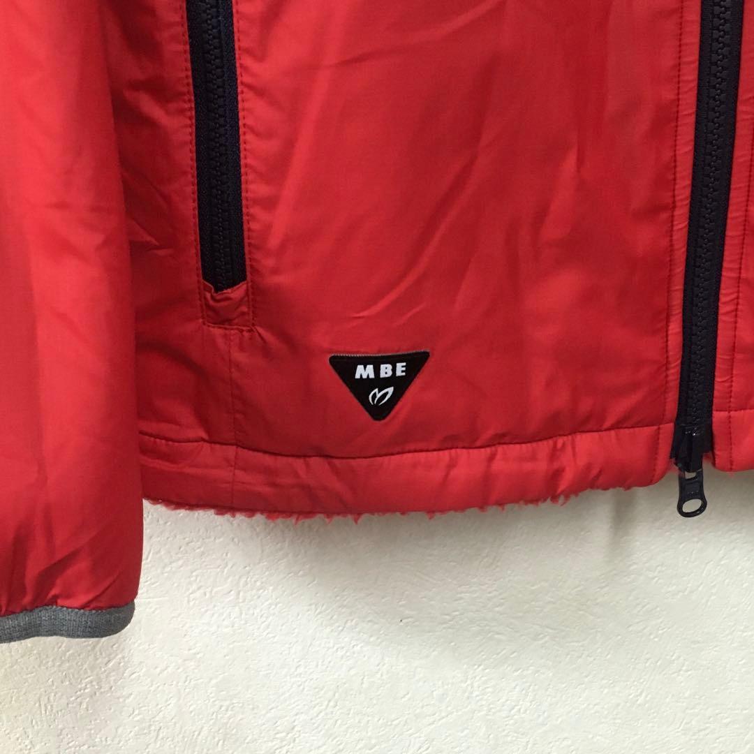 美品　マスターバニー　リバーシブル　ブルゾン　１　赤　フリース　パーリーゲイツ