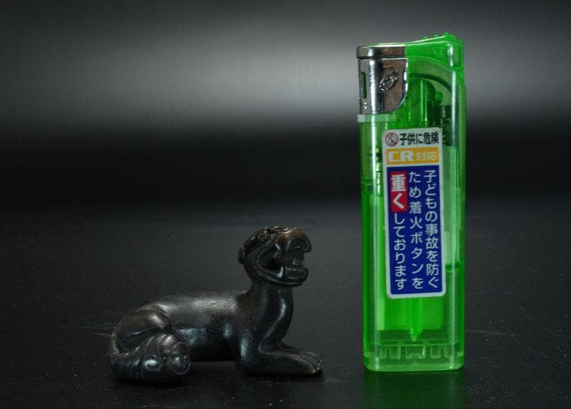 景徳鎮龍柄蓋物器D577