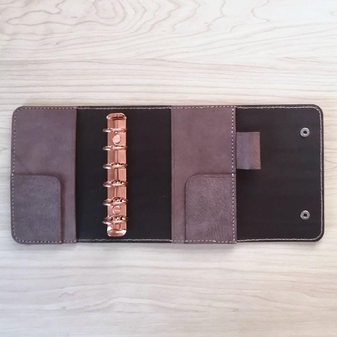 ミニ6 システム手帳 チョコ