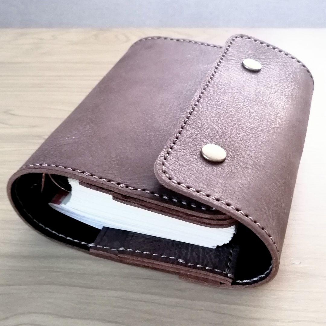 ミニ6 システム手帳 チョコ