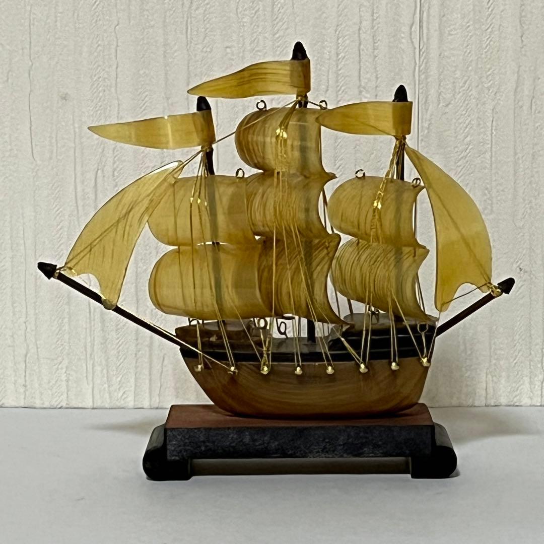 くじら工芸品 ヒゲ加工 くじらべっこう オランダ船 希望の船出 ガラス