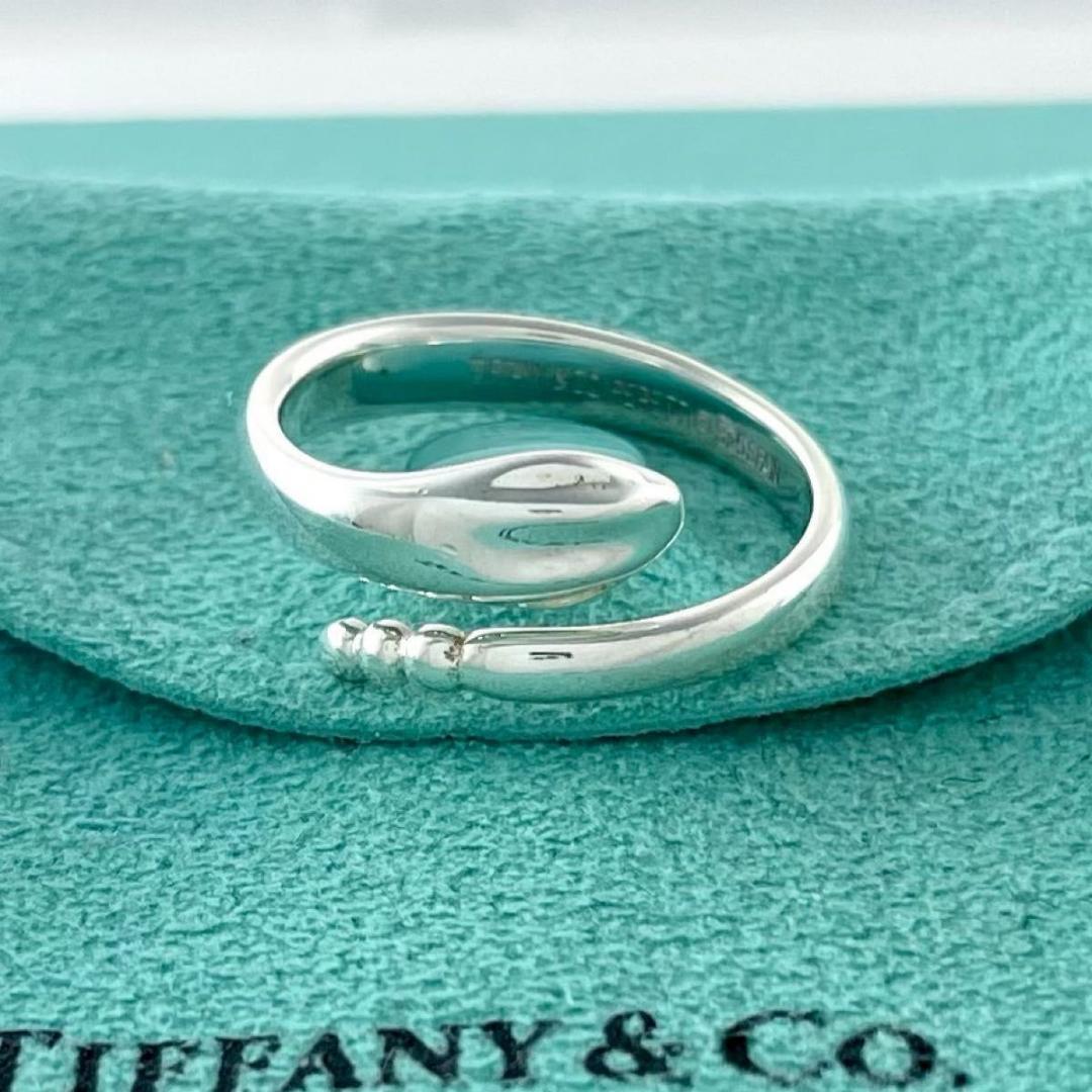 ティファニー 14号 スネーク リング エルサペレッティ シルバー P67fe