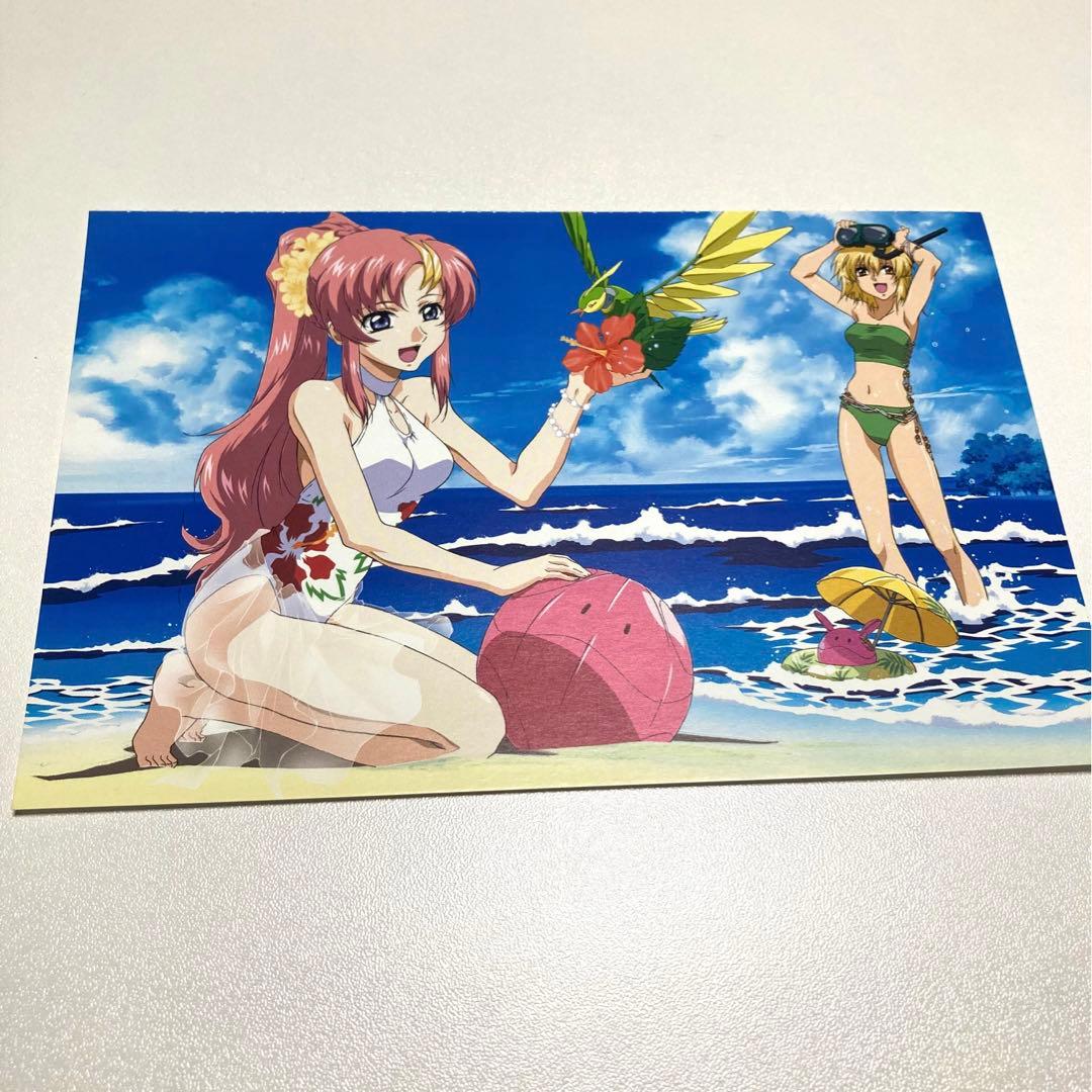 ガンダムSEEDのポストカード(ラクス、カガリの水着） - メルカリ