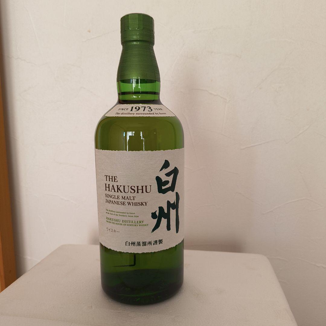 白州 シングルモルトウイスキー 700ml サントリー 未開封 箱なし