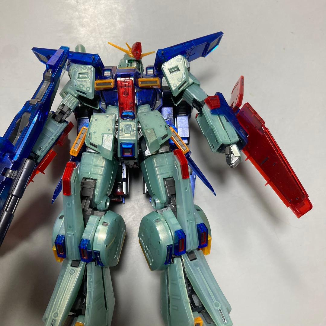 MGZZ GUNDAM \"Ver.Ka\" 限定版クリアメカニカルコアメッキ風塗装