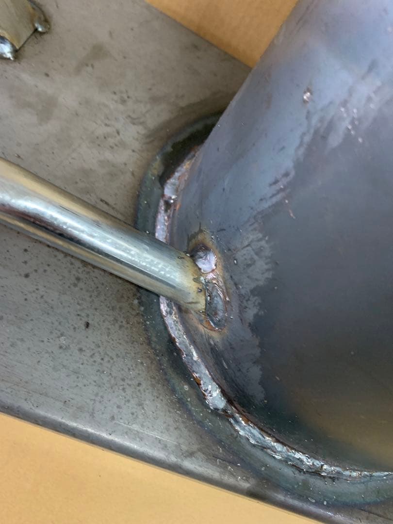 廃油ストーブ 煙突アダプタ付き80mm、100mm,106mm煙突使えます⓶