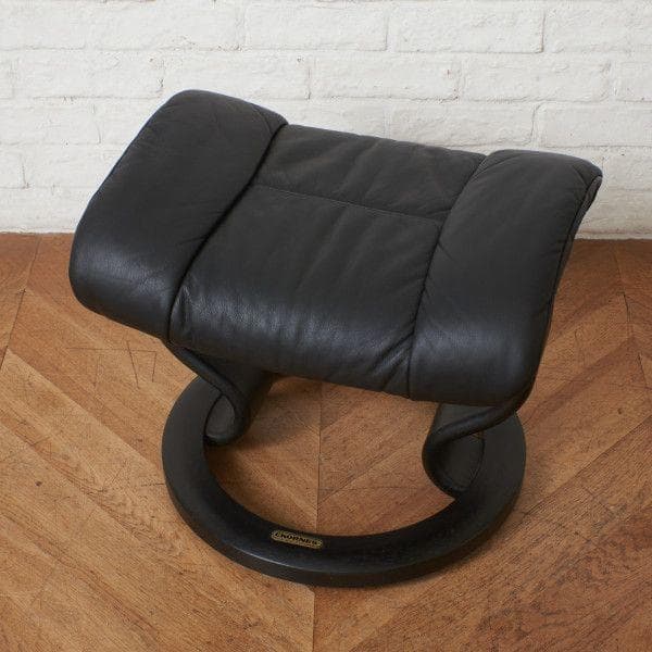 93536★エコーネス オットマン 北欧 本革 スツール ekornes