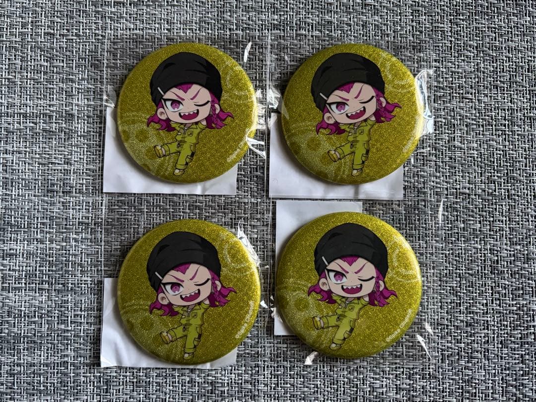 ダンガンロンパ くじ 上倉エク D賞 缶バッジ グリッター缶バッジ