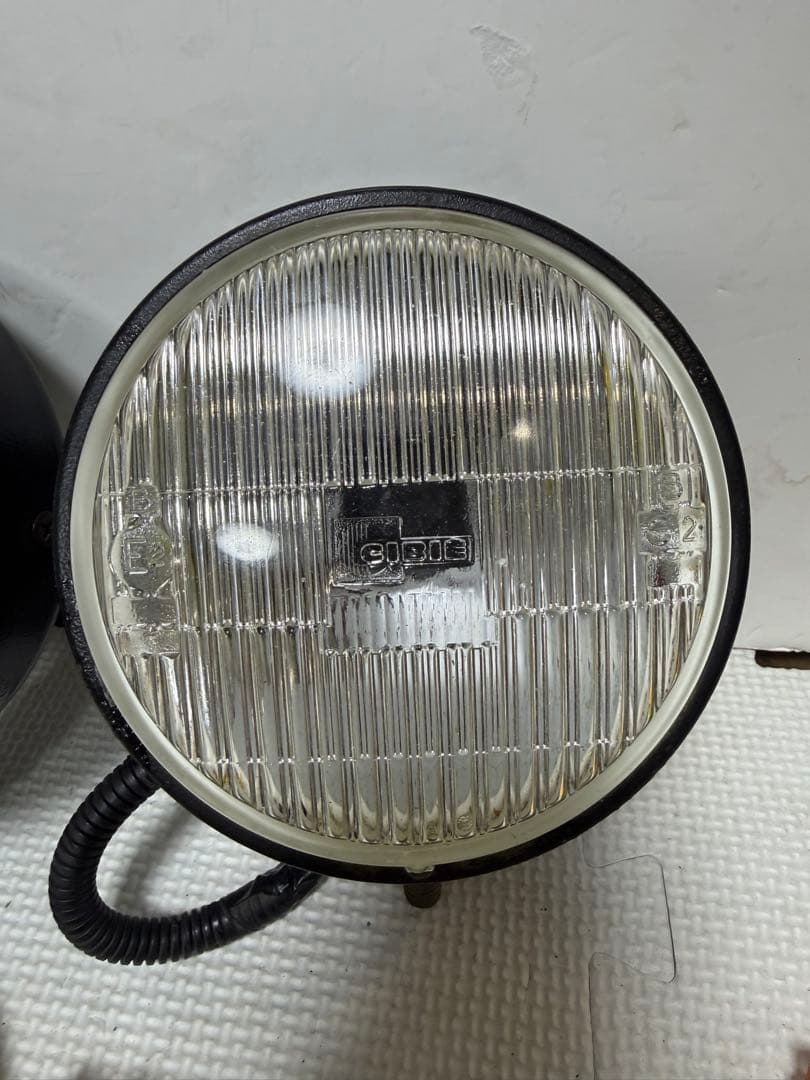 当時物デュアルカウル用CIBIEフォグランプ/ライトカバー付シビエ 当時