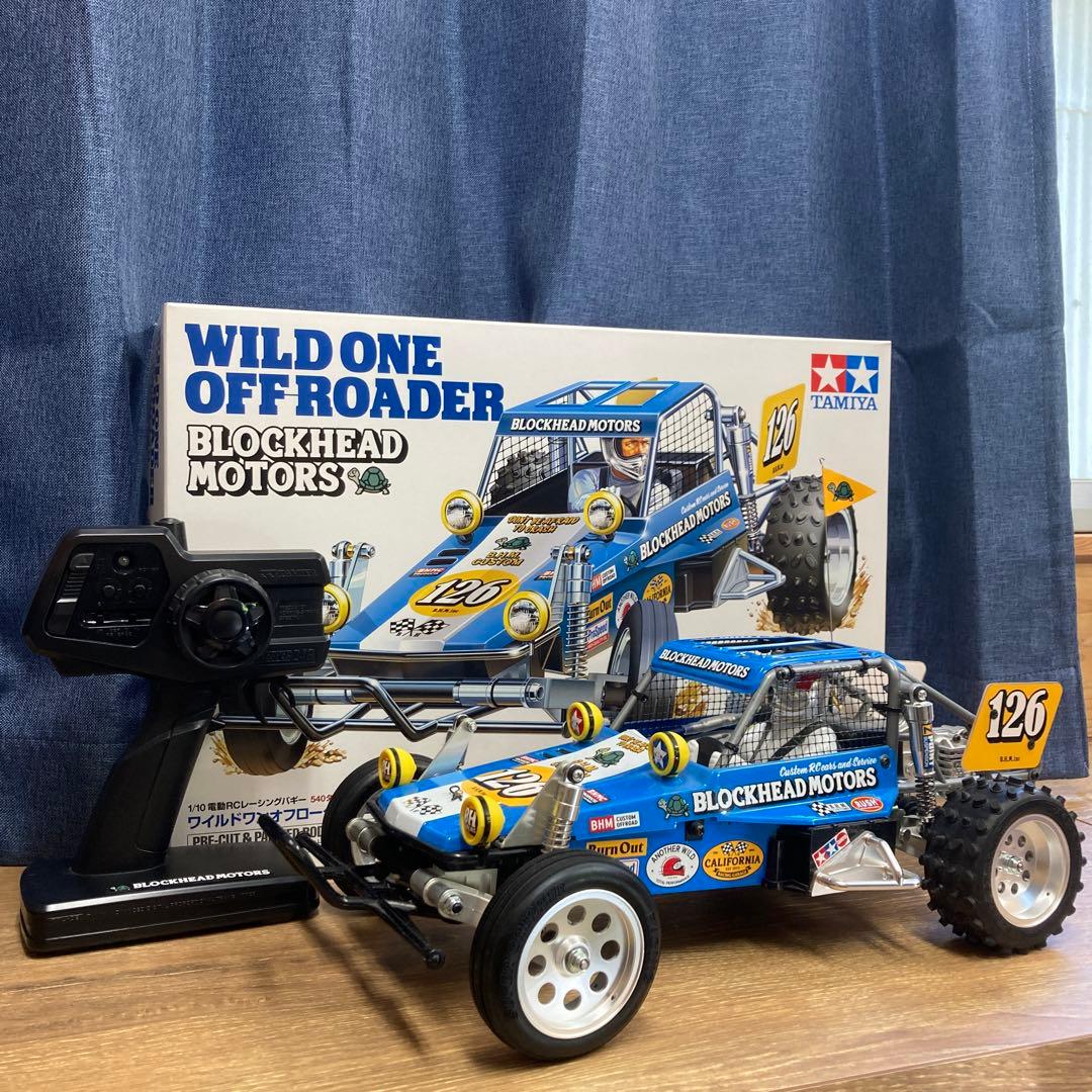 値下済】タミヤワイルドワンblockhead motors 未走行