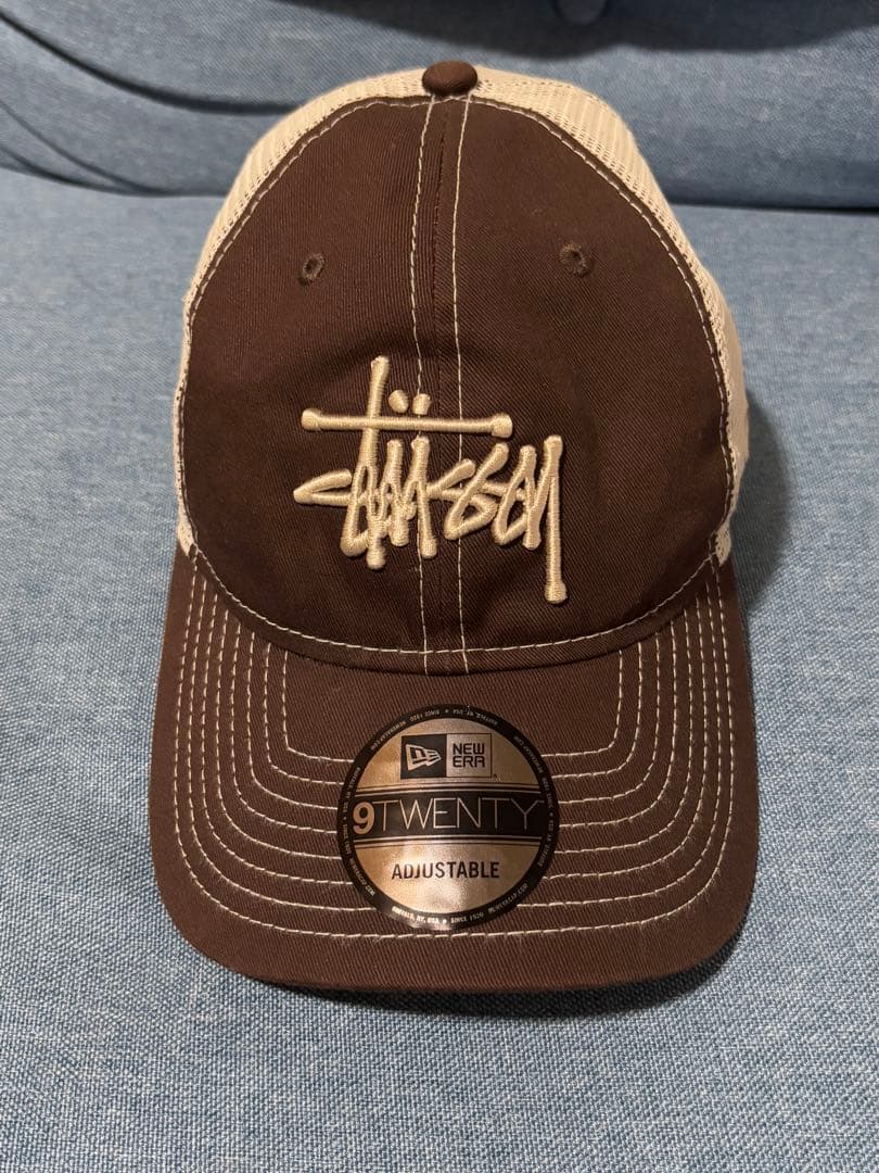 Stussy 9TWENTY メッシュキャップ ブラウン/ベージュ