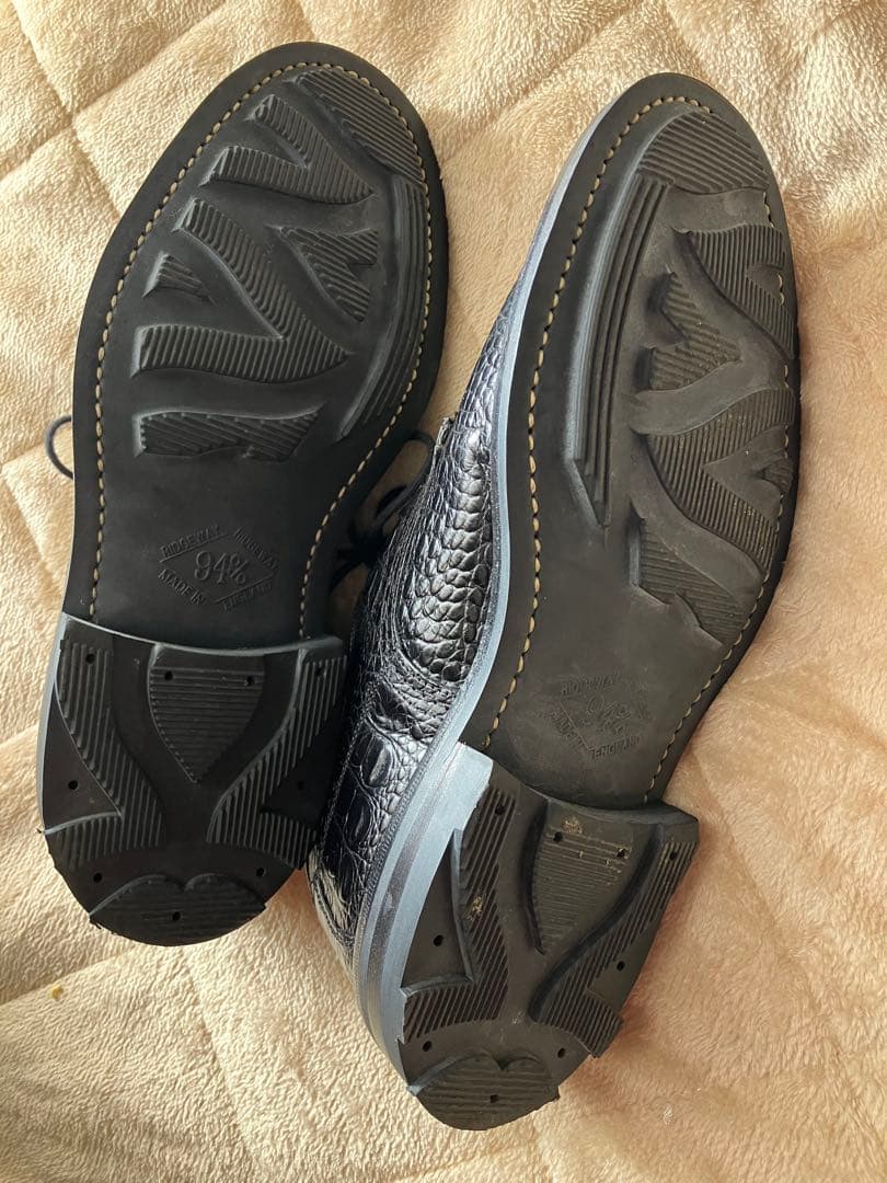 新品同様！？トリッカーズ クロコ 型押しプレーントゥ　ウッドストック