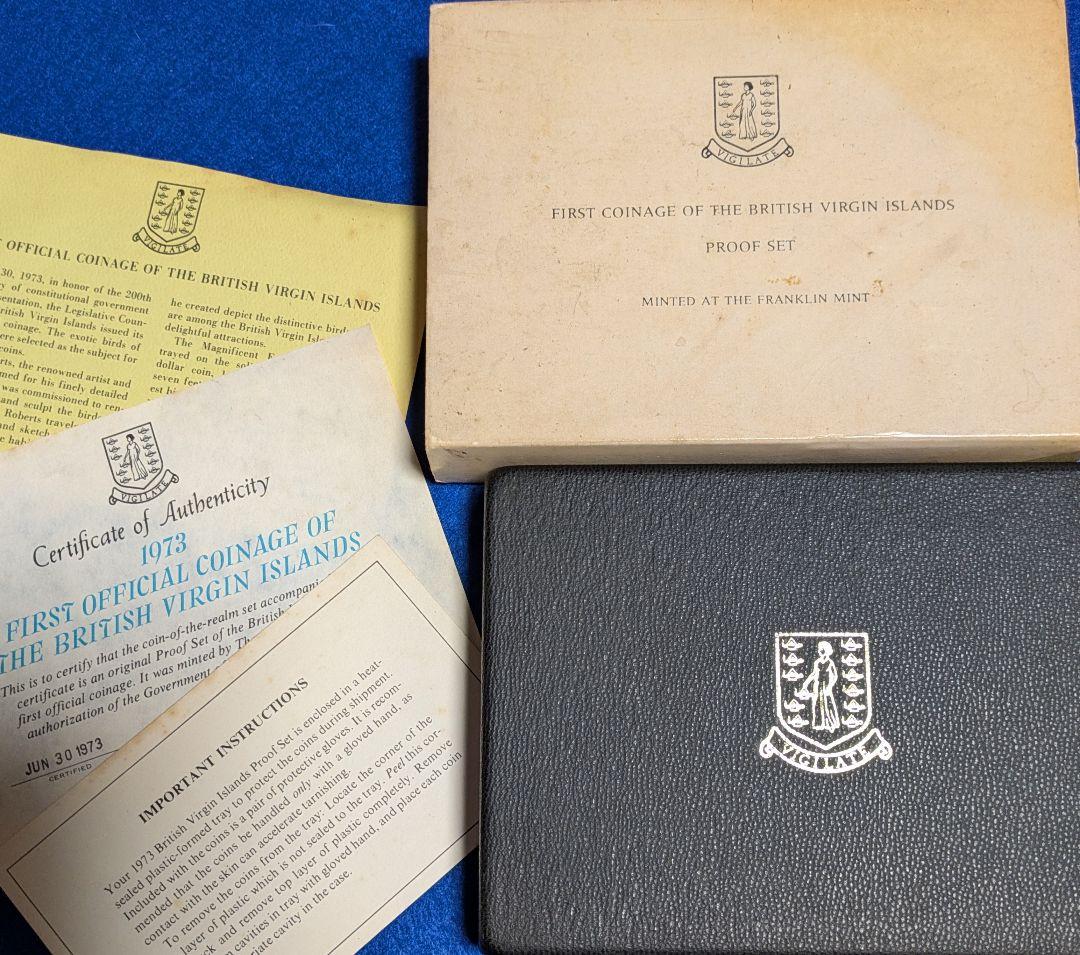 1973年イギリス領ヴァージン諸島 フランクリンミントセット