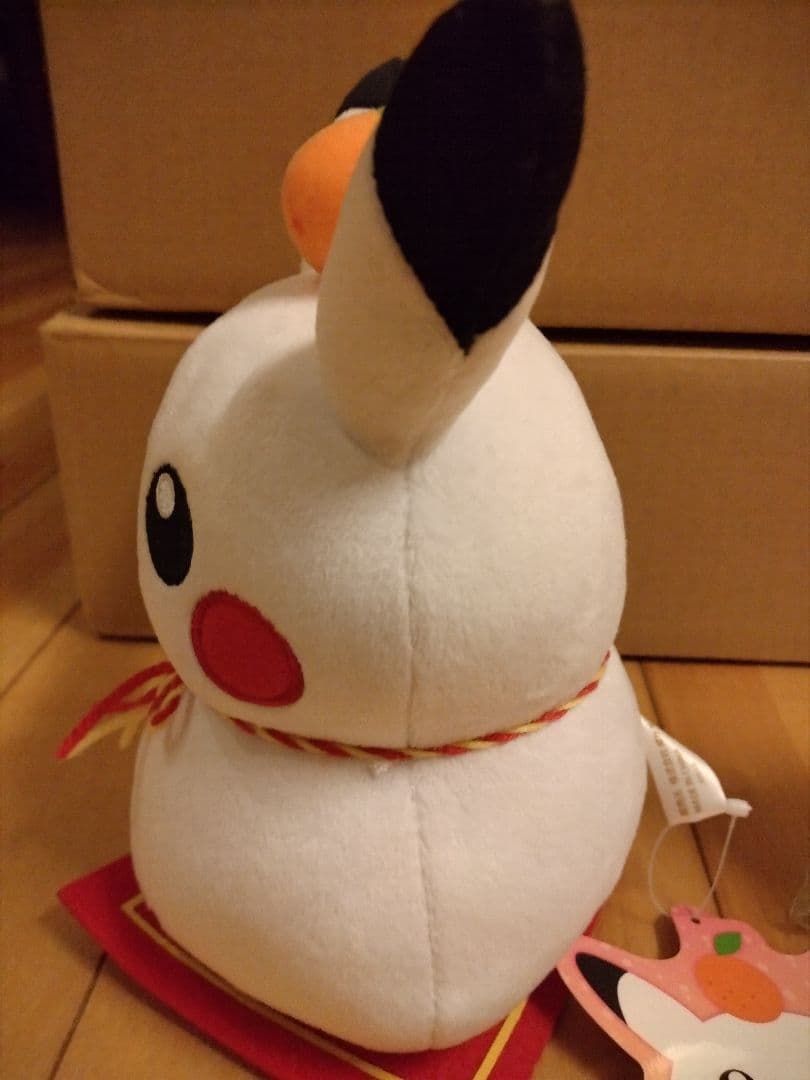 ピカチュウ　鏡餅　ぬいぐるみ　タグ付き