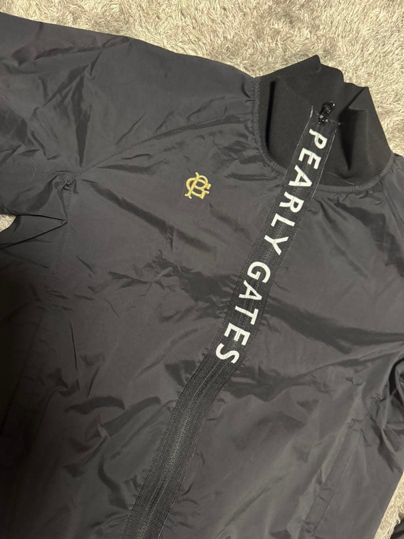 ポメリン 　PEARLY GATES ブラック　フルジップジャケット