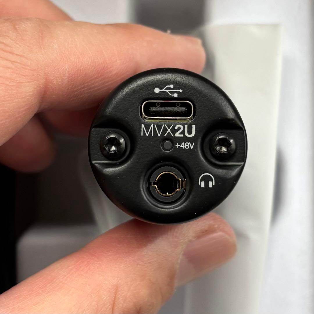 匿名配送 美品］SHURE MVX2U小型デジタルオーディオインターフェース