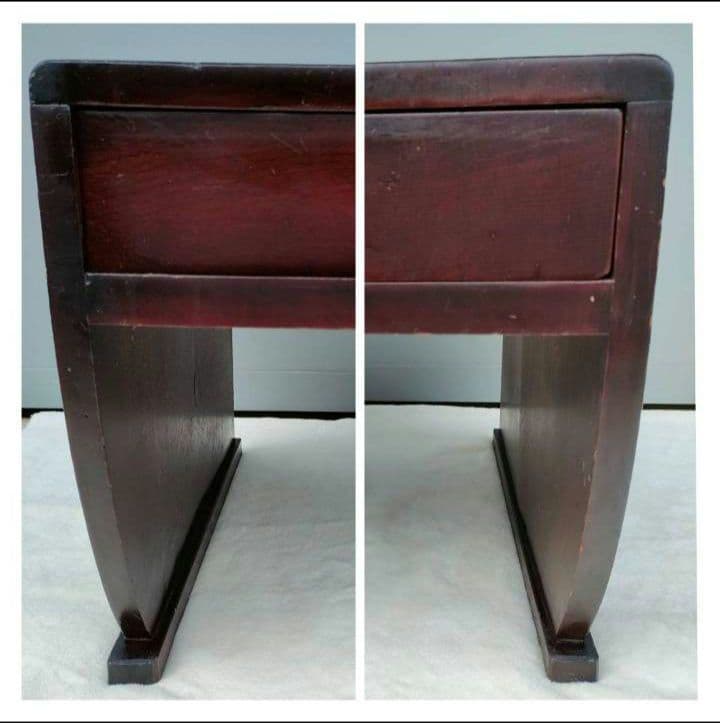 文机 昭和レトロ アンティーク 座卓 引き出し付机 ローテーブル 古民家家具