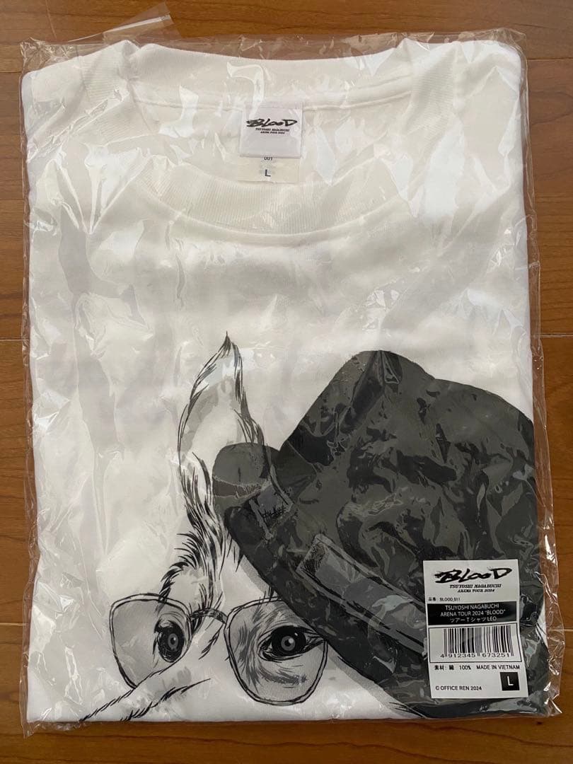 長渕剛 2024年アリーナツアー T シャツ2枚、タオル、サイン入りCDセット