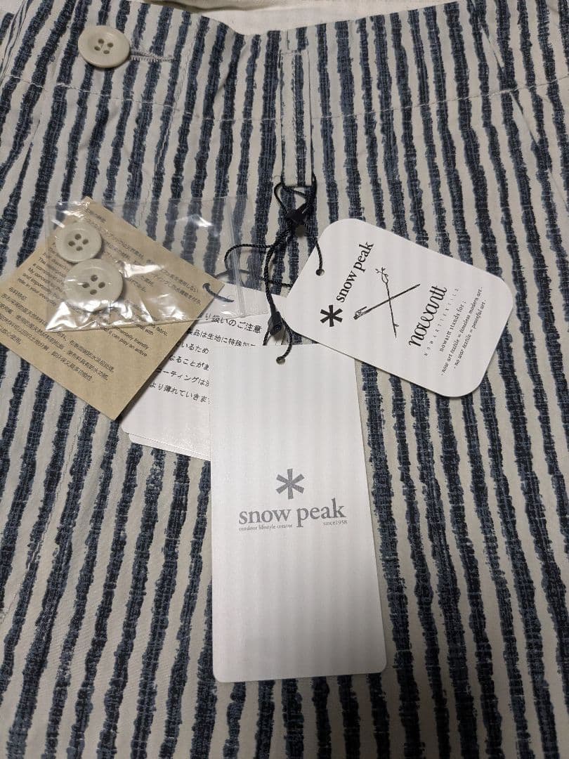 snow peak Printed Proof Canvas Pant