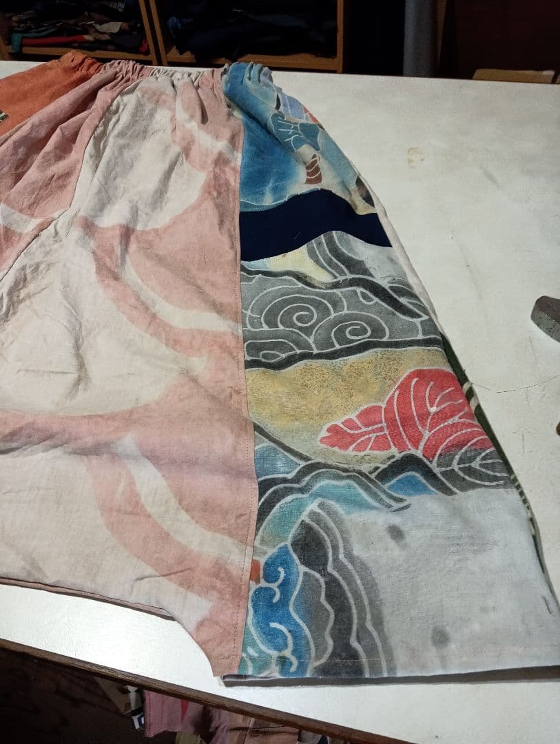 ★専用★鯉のぼりのサルエルパンツ★柿渋染★