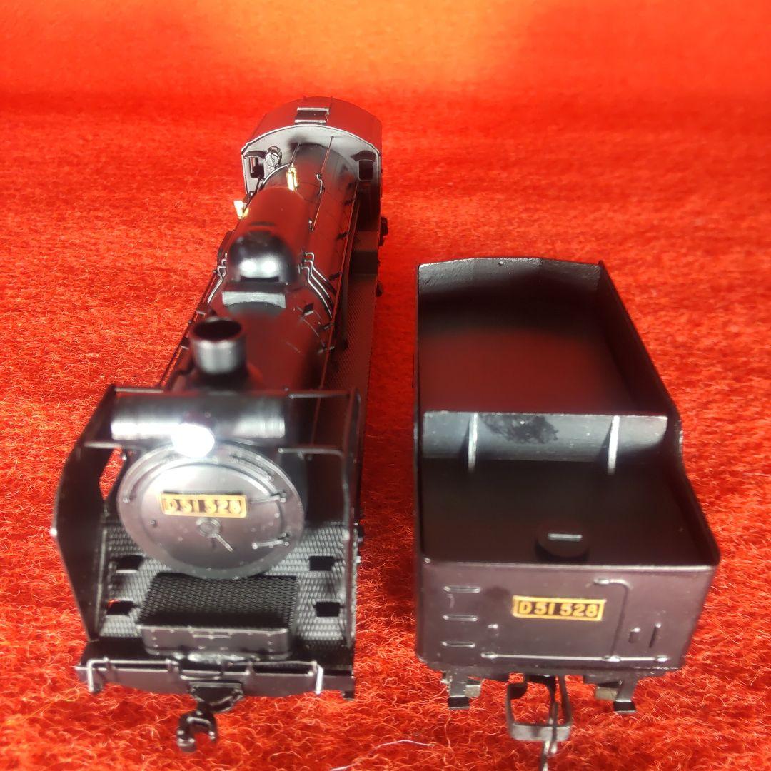 D51、アダチ、美品、動作確認済み、蒸気機関車、HOゲージ