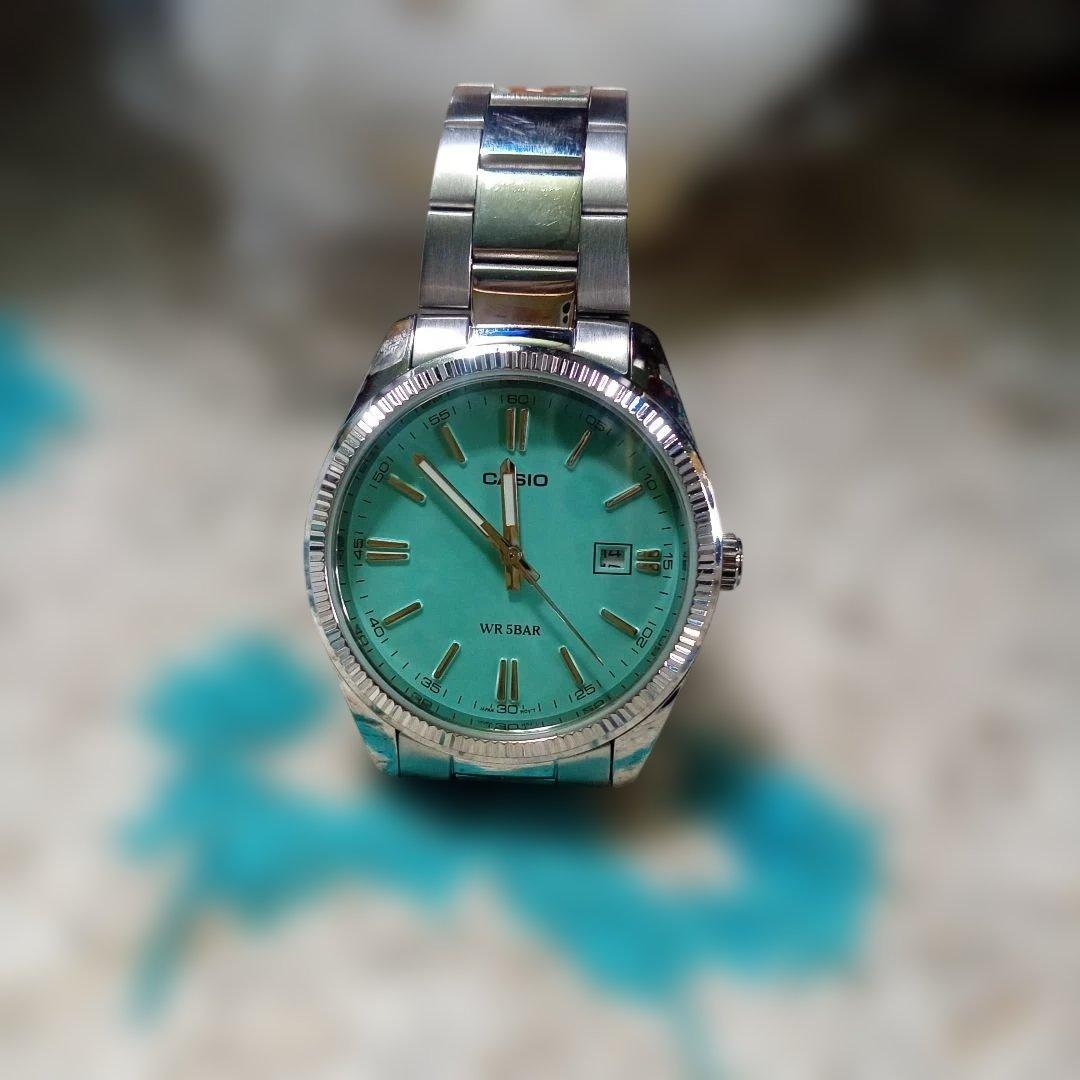 CASIOMTP-1302D-2A2JF 腕時計 ティファニーブルー