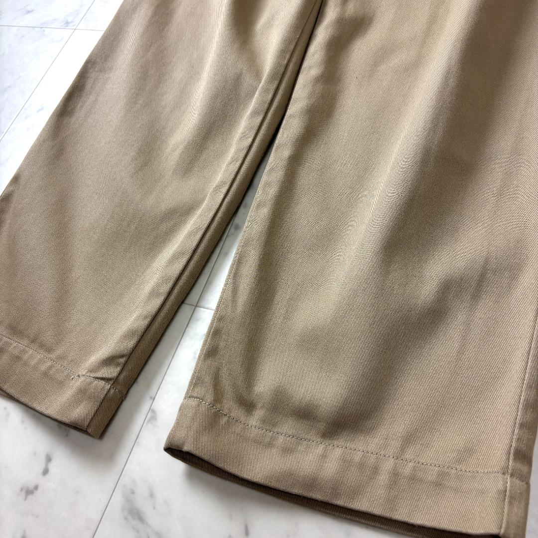 美品✨ ザ シンゾーン 36 TOMBOY PANTS ベージュ タック チノ