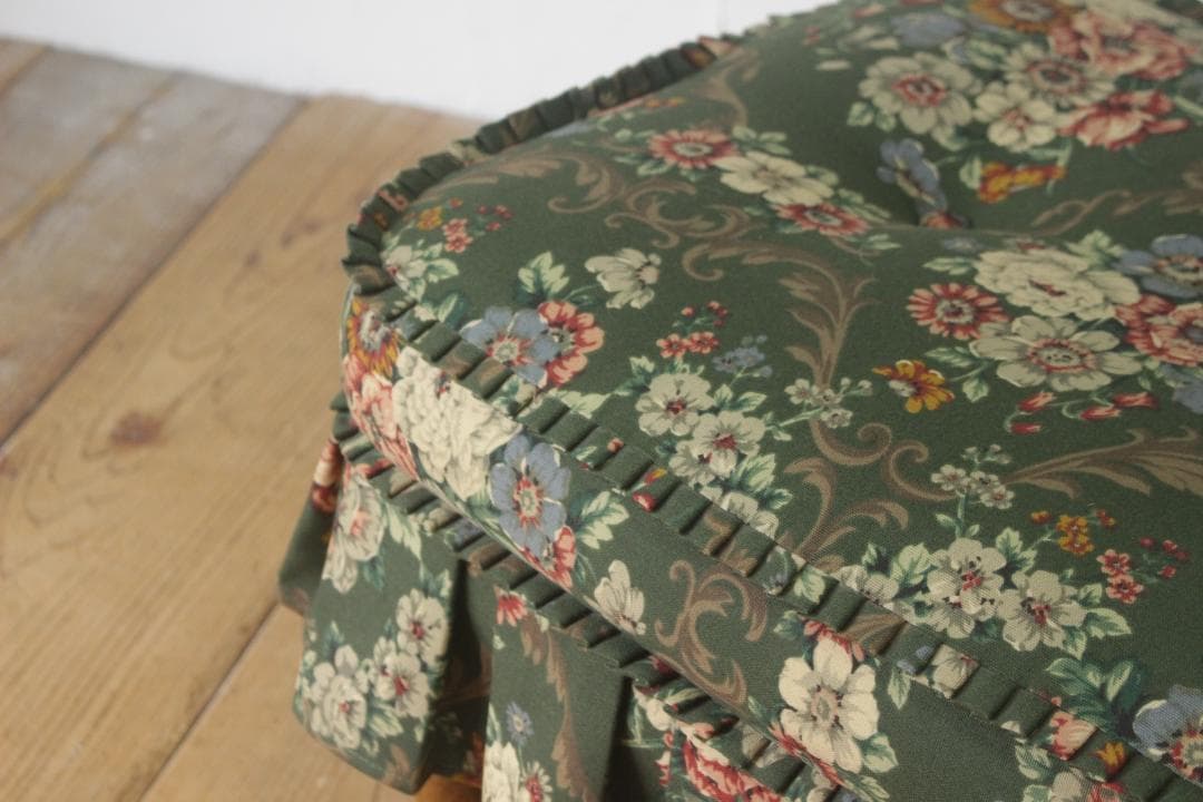 飛騨産業 キツツキ 穂高 オットマン スツール 足置き オーク材 レトロ