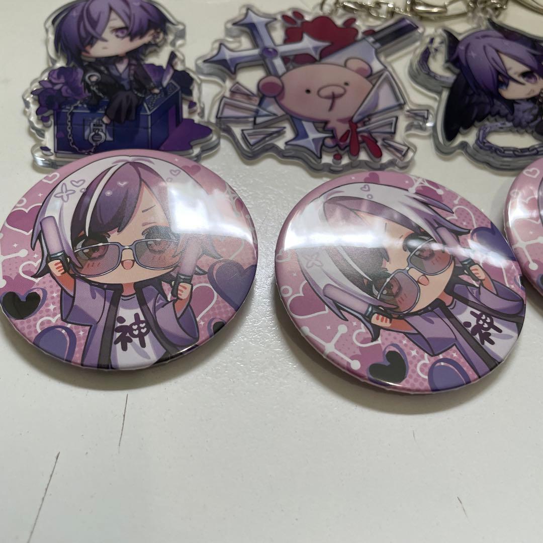 ゆきむら。缶バッジ、アクキー