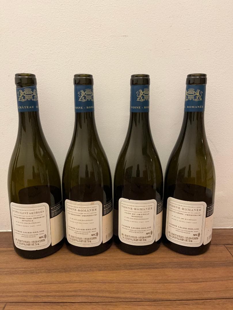 空瓶】Domaine du Comte Liger Belair 4本セット