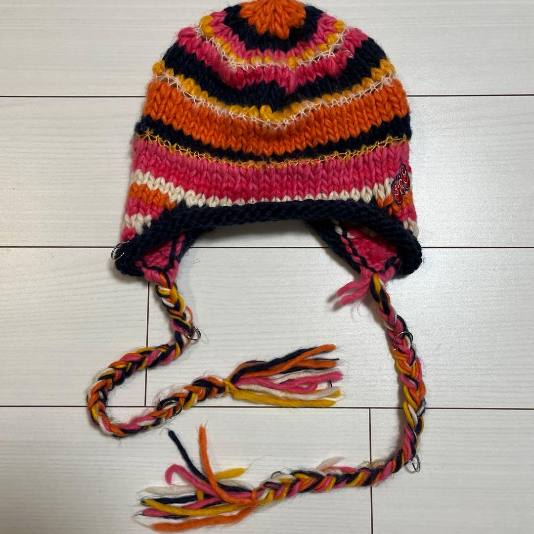 SEE NO EVIL 手編みニットキャップ Crochet Balaclava, Granny Square