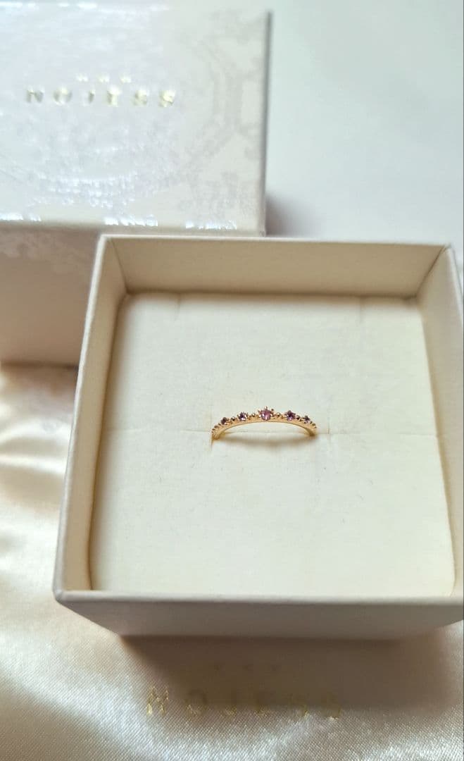 NOJESS ノジェス K10 YG イエローゴールド ピンキーリング 2号