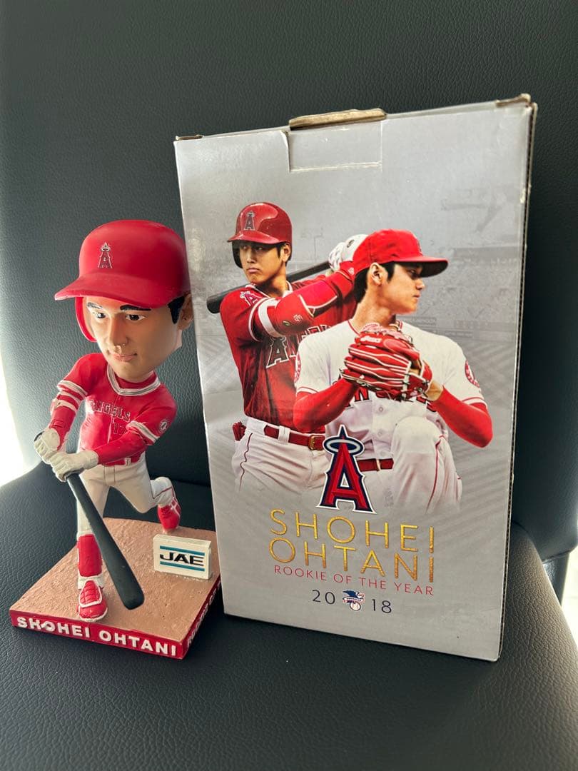 大谷翔平ボブルヘッド 2018年製ルーキーオブザイヤー記念品