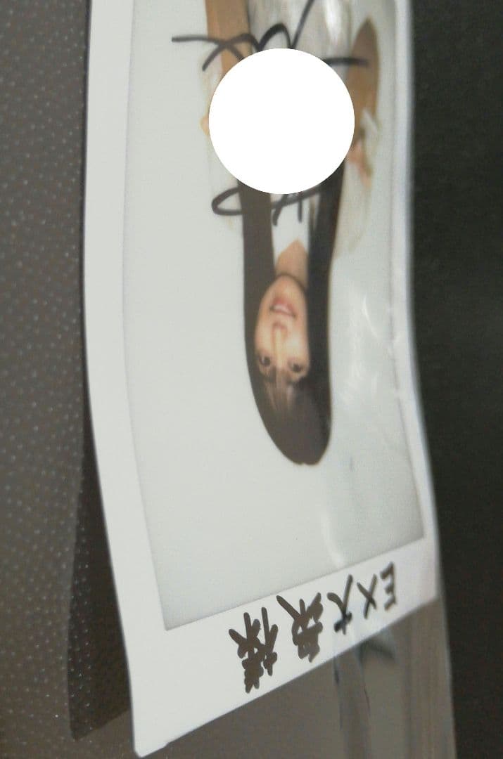 当選品♪　乃木坂46　五百城茉央　直筆Wサイン入りチェキ　EX大衆　反りアリ